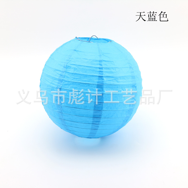 Festival Spring Festival Folding Handmade round Chinese Lantern Wedding Celebration Supplies Decoration Paper Lantern