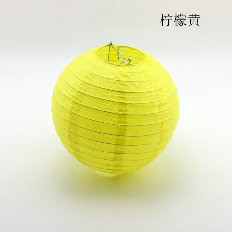 Festival Spring Festival Folding Handmade round Chinese Lantern Wedding Celebration Supplies Decoration Paper Lantern