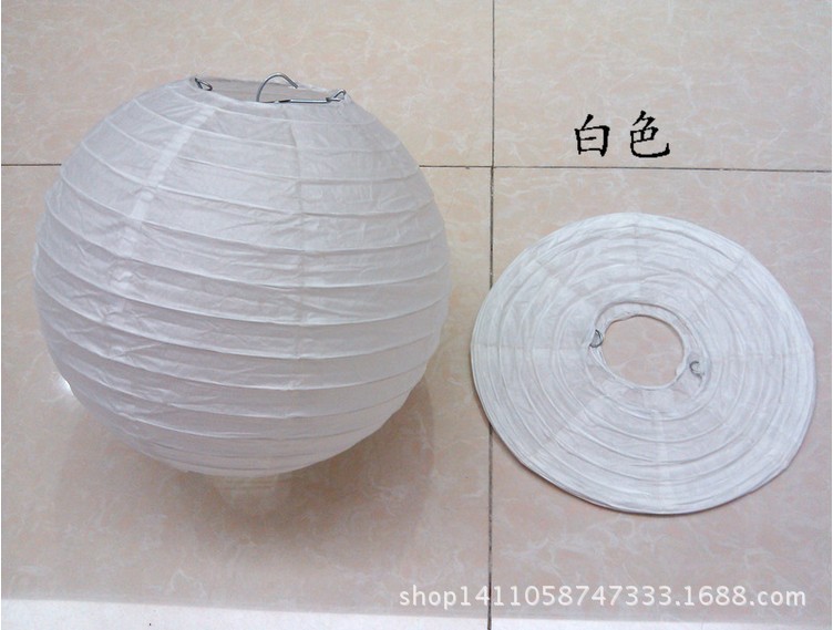 Festival Spring Festival Folding Handmade round Chinese Lantern Wedding Celebration Supplies Decoration Paper Lantern