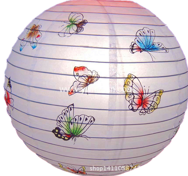 Festival Spring Festival Folding Handmade round Chinese Lantern Wedding Celebration Supplies Decoration Paper Lantern