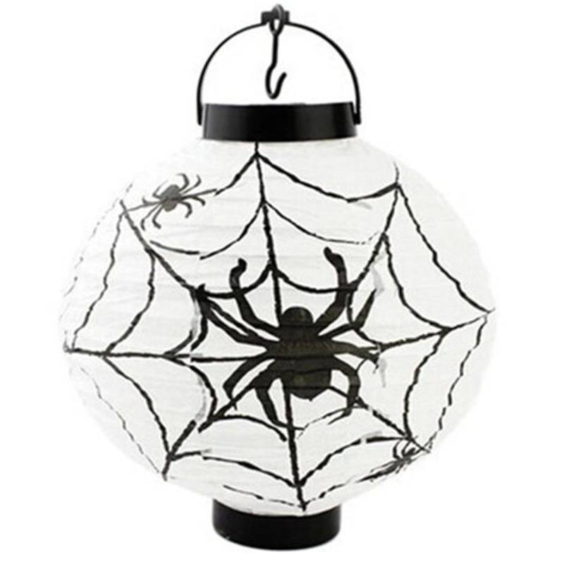 Decoration Halloween Pumpkin Lantern LED Battery Box Lantern Party Bar Decorative Paper Lantern Outlet Paper Lantern