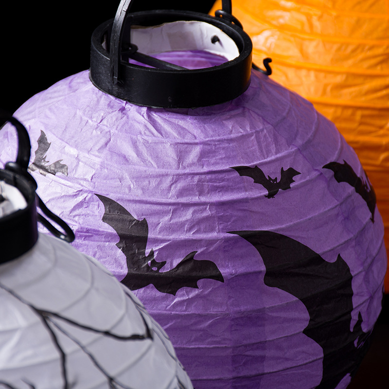 Decoration Halloween Pumpkin Lantern LED Battery Box Lantern Party Bar Decorative Paper Lantern Outlet Paper Lantern Decoration Halloween Pumpkin Lantern LED Battery Box Lantern Party Bar Decorative Paper Lantern Outlet Paper Lantern
