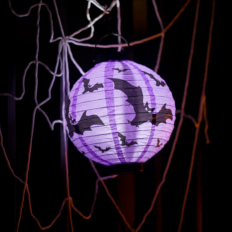 Decoration Halloween Pumpkin Lantern LED Battery Box Lantern Party Bar Decorative Paper Lantern Outlet Paper Lantern Decoration Halloween Pumpkin Lantern LED Battery Box Lantern Party Bar Decorative Paper Lantern Outlet Paper Lantern