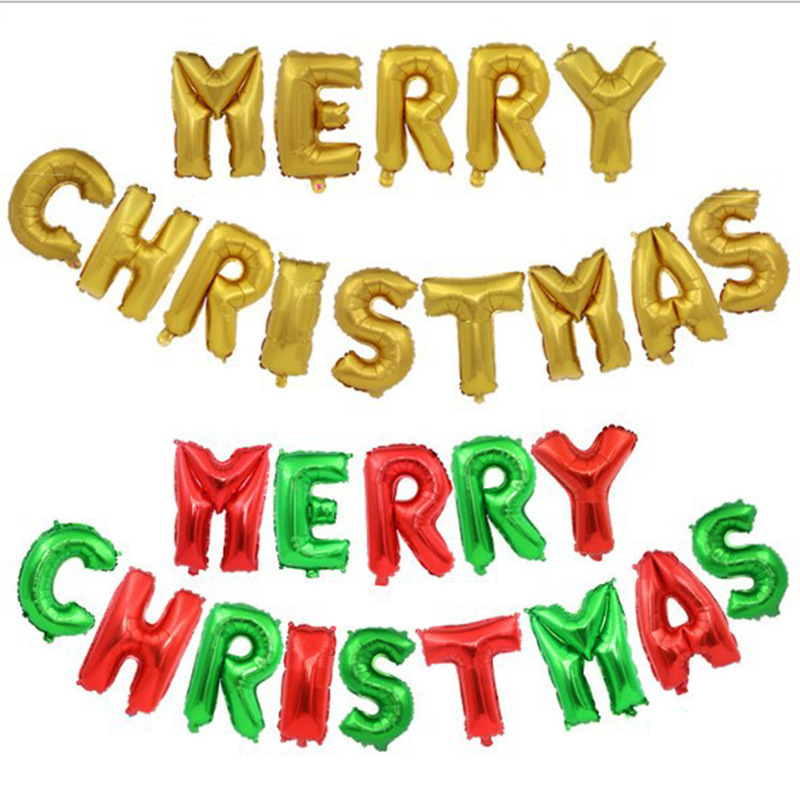 Merry Christmas MerryChristmas Letters Aluminum Foil Balloon Set Christmas Bar Christmas Decorating Ball Merry Christmas MerryChristmas Letters Aluminum Foil Balloon Set Christmas Bar Christmas Decorating Ball