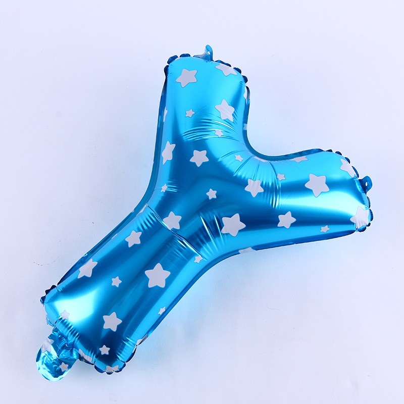 Party a set of happy birthday English letters air balloon aluminium coating
