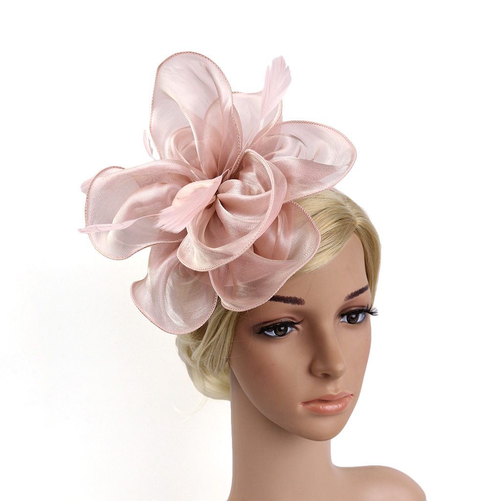 Hair Accessories Wedding Bow Top Hat Head Flower Photo Shoot Feather Cover Face Mesh Head Accessories Headdress Flowers Hair Accessories Wedding Bow Top Hat Head Flower Photo Shoot Feather Cover Face Mesh Head Accessories Headdress Flowers