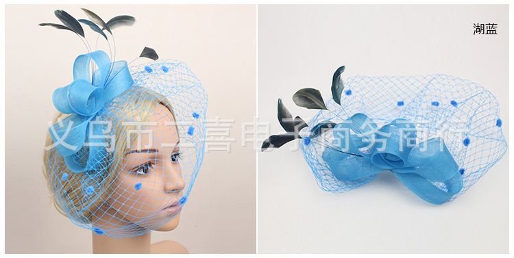 Hair Accessories Wedding Bow Top Hat Head Flower Photo Shoot Feather Cover Face Mesh Head Accessories Headdress Flowers Hair Accessories Wedding Bow Top Hat Head Flower Photo Shoot Feather Cover Face Mesh Head Accessories Headdress Flowers
