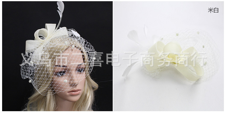 Hair Accessories Wedding Bow Top Hat Head Flower Photo Shoot Feather Cover Face Mesh Head Accessories Headdress Flowers Hair Accessories Wedding Bow Top Hat Head Flower Photo Shoot Feather Cover Face Mesh Head Accessories Headdress Flowers