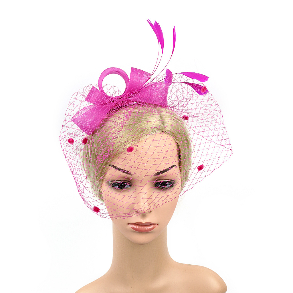 Hair Accessories Wedding Bow Top Hat Head Flower Photo Shoot Feather Cover Face Mesh Head Accessories Headdress Flowers Hair Accessories Wedding Bow Top Hat Head Flower Photo Shoot Feather Cover Face Mesh Head Accessories Headdress Flowers