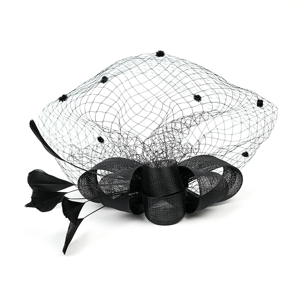 Hair Accessories Wedding Bow Top Hat Head Flower Photo Shoot Feather Cover Face Mesh Head Accessories Headdress Flowers Hair Accessories Wedding Bow Top Hat Head Flower Photo Shoot Feather Cover Face Mesh Head Accessories Headdress Flowers