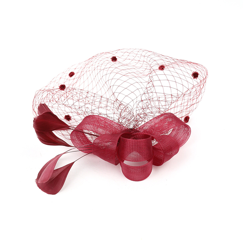 Hair Accessories Wedding Bow Top Hat Head Flower Photo Shoot Feather Cover Face Mesh Head Accessories Headdress Flowers Hair Accessories Wedding Bow Top Hat Head Flower Photo Shoot Feather Cover Face Mesh Head Accessories Headdress Flowers