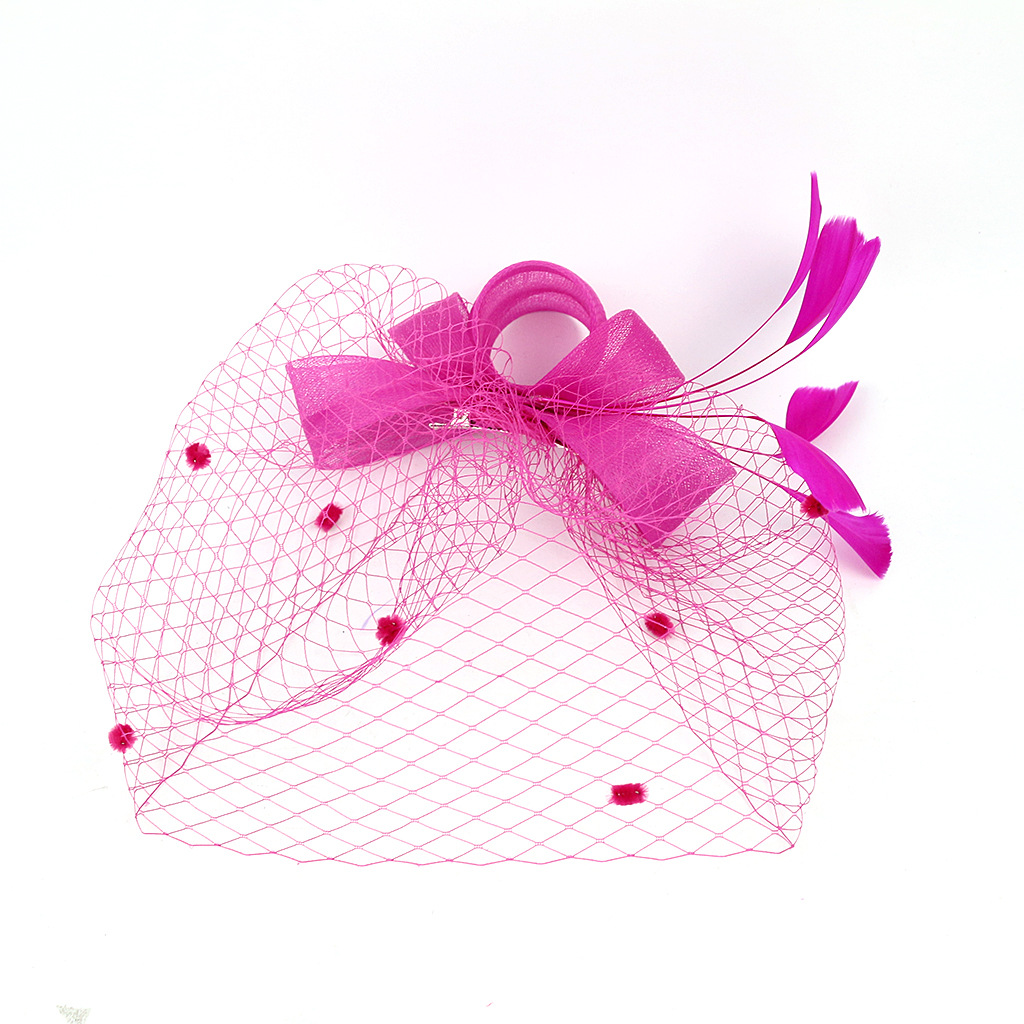 Hair Accessories Wedding Bow Top Hat Head Flower Photo Shoot Feather Cover Face Mesh Head Accessories Headdress Flowers Hair Accessories Wedding Bow Top Hat Head Flower Photo Shoot Feather Cover Face Mesh Head Accessories Headdress Flowers