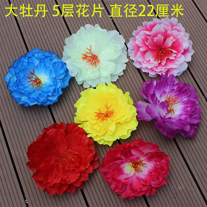 Flower Stage Studio Wedding Decoration Flower Headdress Handmade Flowers Fake Flower Electronic Wreath Flower Whole
