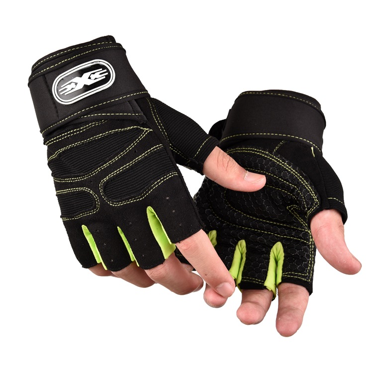 Men and Women Breathable NonSlip WearResistant Weightlifting Sports Equipment Dumbbell Equipment Lengthened Wrist Gloves