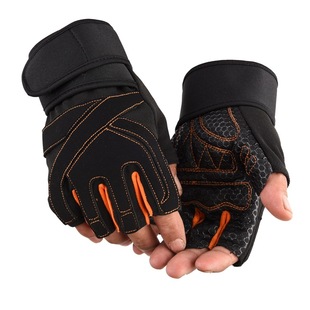 Men and Women Breathable NonSlip WearResistant Weightlifting Sports Equipment Dumbbell Equipment Lengthened Wrist Gloves