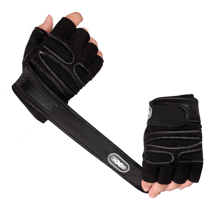 Men and Women Breathable NonSlip WearResistant Weightlifting Sports Equipment Dumbbell Equipment Lengthened Wrist Gloves