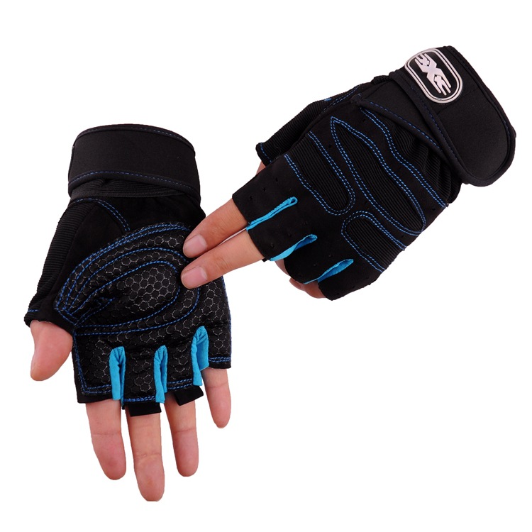 Men and Women Breathable NonSlip WearResistant Weightlifting Sports Equipment Dumbbell Equipment Lengthened Wrist Gloves