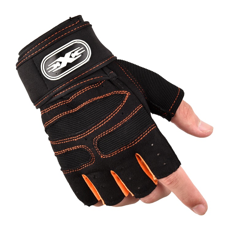 Men and Women Breathable NonSlip WearResistant Weightlifting Sports Equipment Dumbbell Equipment Lengthened Wrist Gloves