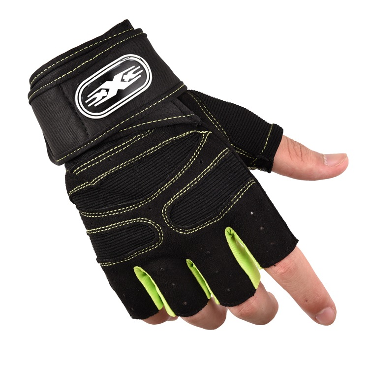 Men and Women Breathable NonSlip WearResistant Weightlifting Sports Equipment Dumbbell Equipment Lengthened Wrist Gloves
