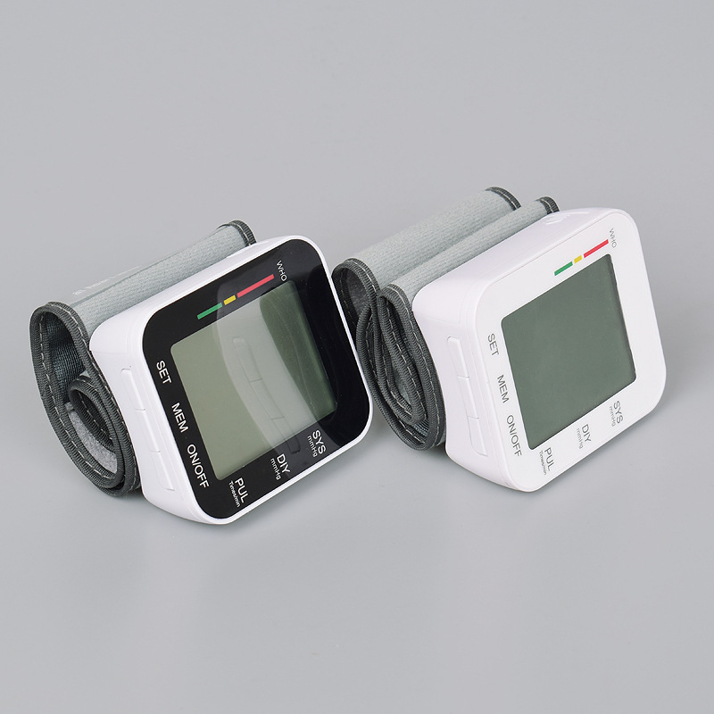 Rechargeable Electronic Sphygmomanometer Chinese and English Wrist Voice Measuring Instrument Gift Labeling Processing Rechargeable Electronic Sphygmomanometer Chinese and English Wrist Voice Measuring Instrument Gift Labeling Processing