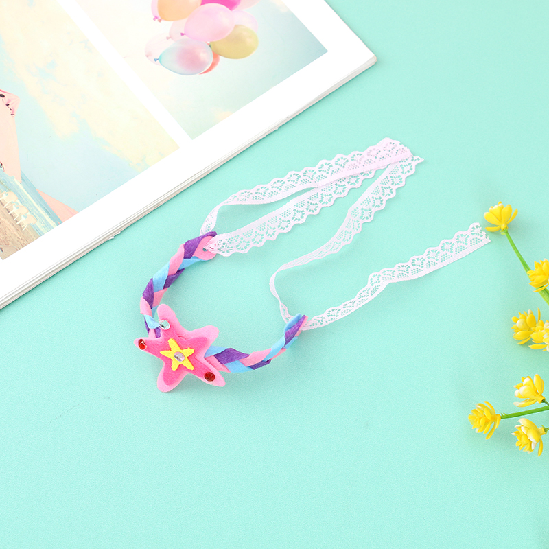 Children's Handmade DIY Flowers Stars Heart Bracelet Wrist Ring Hand Strap Creative Intellective Toys Props Children's Handmade DIY Flowers Stars Heart Bracelet Wrist Ring Hand Strap Creative Intellective Toys Props