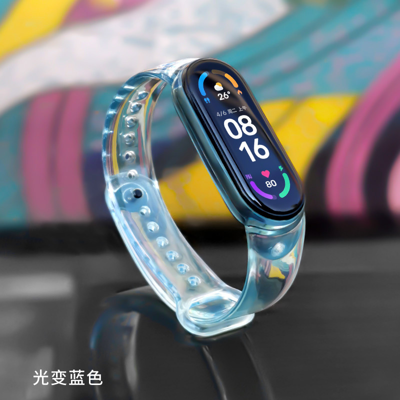 for Xiaomi Bracelet 5 Strap Xiaomi 4 LightChanging MultiColor Smart Watch Strap LightChanging Wrist Strap in Stock