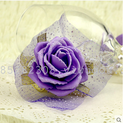 PE wrist flower wedding bridesmaid elegant brides get married sisters hand wrist flower flowers foam accessories
