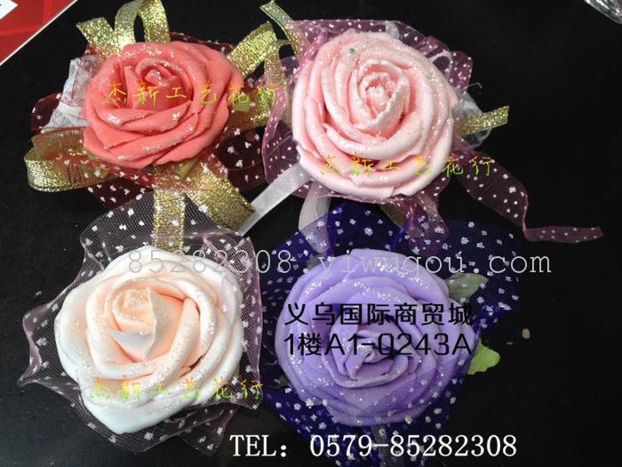 PE wrist flower wedding bridesmaid elegant brides get married sisters hand wrist flower flowers foam accessories