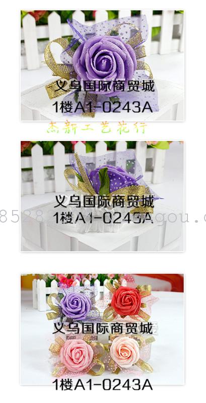 PE wrist flower wedding bridesmaid elegant brides get married sisters hand wrist flower flowers foam accessories