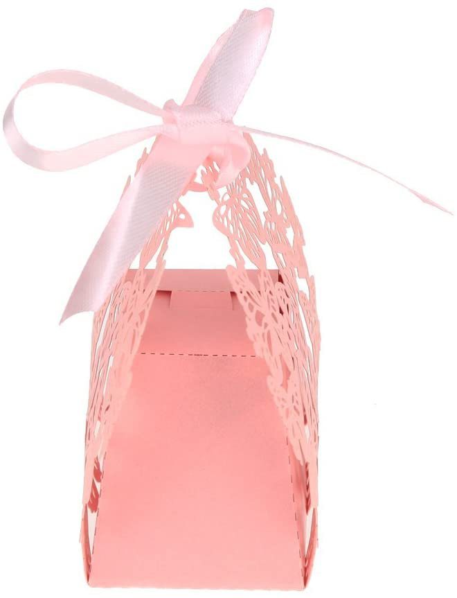 Creative Mori Pink Butterfly Wedding Candies Box European Wedding Hollow Hand Gift Box Factory Wholesale Candy Box Creative Mori Pink Butterfly Wedding Candies Box European Wedding Hollow Hand Gift Box Factory Wholesale Candy Box