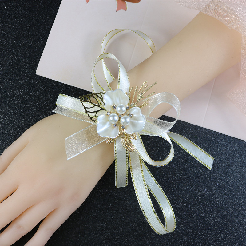 Korean Corsage Wedding Sisters Group Bracelet Flower Bride Handed Flower Bridesmaid Required Wrist Flower Wrist Flowers Korean Corsage Wedding Sisters Group Bracelet Flower Bride Handed Flower Bridesmaid Required Wrist Flower Wrist Flowers
