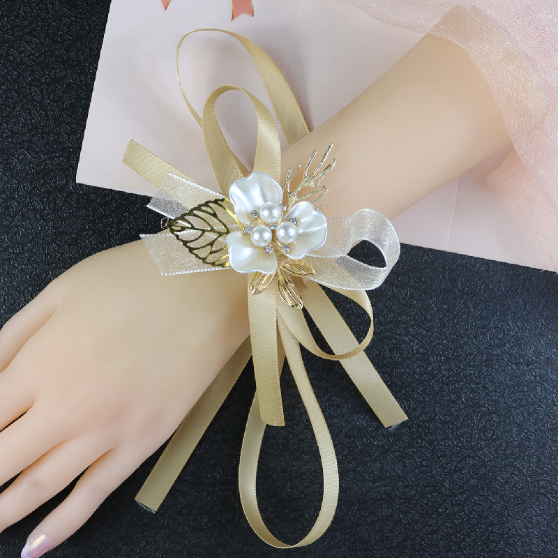 Korean Corsage Wedding Sisters Group Bracelet Flower Bride Handed Flower Bridesmaid Required Wrist Flower Wrist Flowers Korean Corsage Wedding Sisters Group Bracelet Flower Bride Handed Flower Bridesmaid Required Wrist Flower Wrist Flowers
