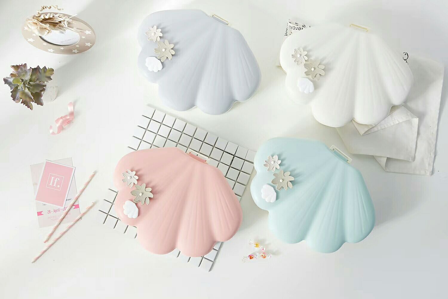 J06-6160 Multi-functional shell fruit box nut box candy box snacks box