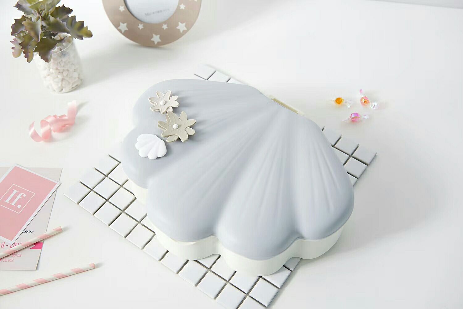 J06-6160 Multi-functional shell fruit box nut box candy box snacks box