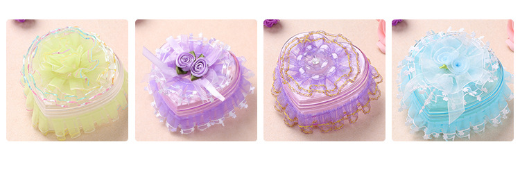 Creative Wedding Candy Box European Lace Heart-Shaped Wedding Candies Box Jewelry Box Factory Wholesale Creative Wedding Candy Box European Lace Heart-Shaped Wedding Candies Box Jewelry Box Factory Wholesale