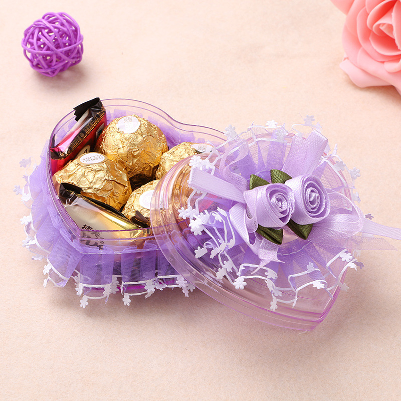 Creative Wedding Candy Box European Lace Heart-Shaped Wedding Candies Box Jewelry Box Factory Wholesale Creative Wedding Candy Box European Lace Heart-Shaped Wedding Candies Box Jewelry Box Factory Wholesale
