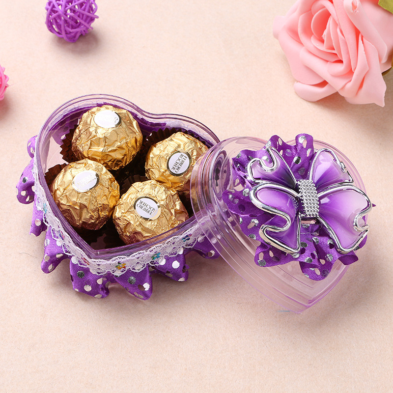 Creative Wedding Candy Box European Lace Heart-Shaped Wedding Candies Box Jewelry Box Factory Wholesale Creative Wedding Candy Box European Lace Heart-Shaped Wedding Candies Box Jewelry Box Factory Wholesale