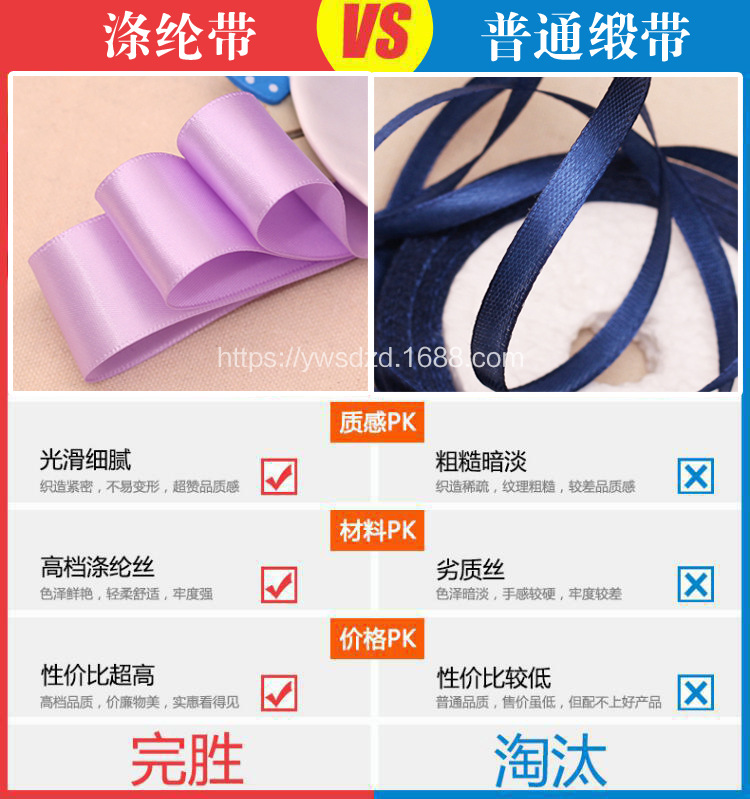 1.6CM polyester ribbon with ribbons of toys and clothes by hand hair accessories