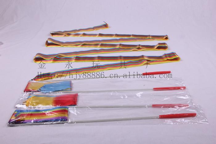 Wholesale Ribbon 4 m children dancing in rhythmic gymnastics with ribbons Ribbon toy Wholesale Ribbon 4 m children dancing in rhythmic gymnastics with ribbons Ribbon toy