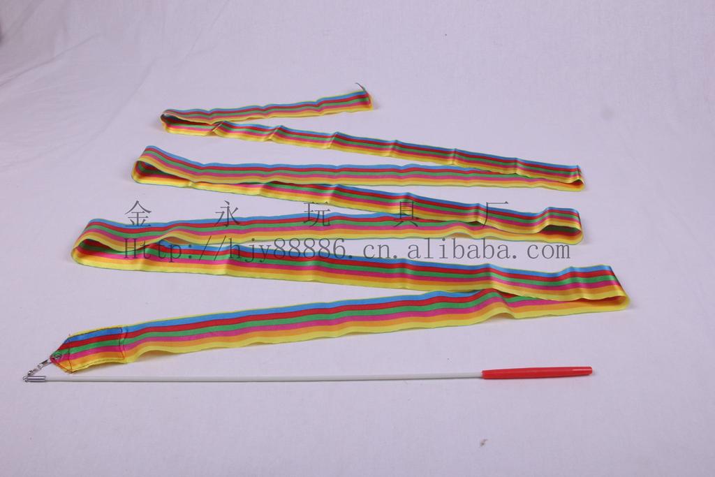 Wholesale Ribbon 4 m children dancing in rhythmic gymnastics with ribbons Ribbon toy