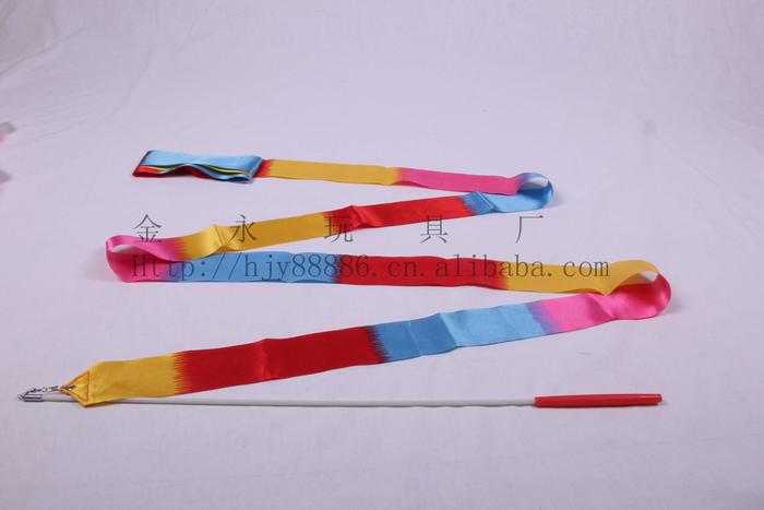 Wholesale Ribbon 4 m children dancing in rhythmic gymnastics with ribbons Ribbon toy Wholesale Ribbon 4 m children dancing in rhythmic gymnastics with ribbons Ribbon toy