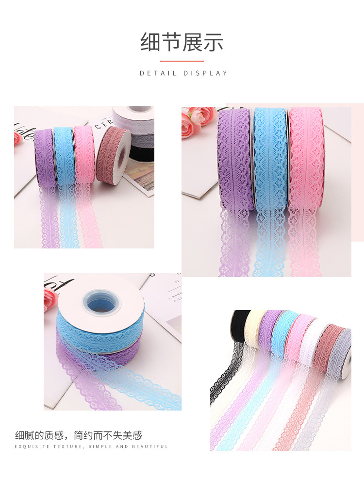 Ribbons 3cm Lace Ribbon Clothing Wedding Dress Accessories Flower Bouquet Gift Bow Ribbon Baking Packaging