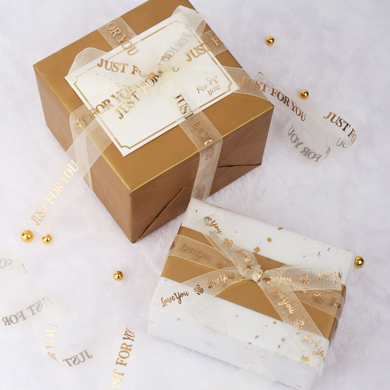 Ribbons  Birthday Gift Ribbon Christmas Decoration Braid Organza Tape Wedding Wedding Invitation Flowers Bow Ribbon