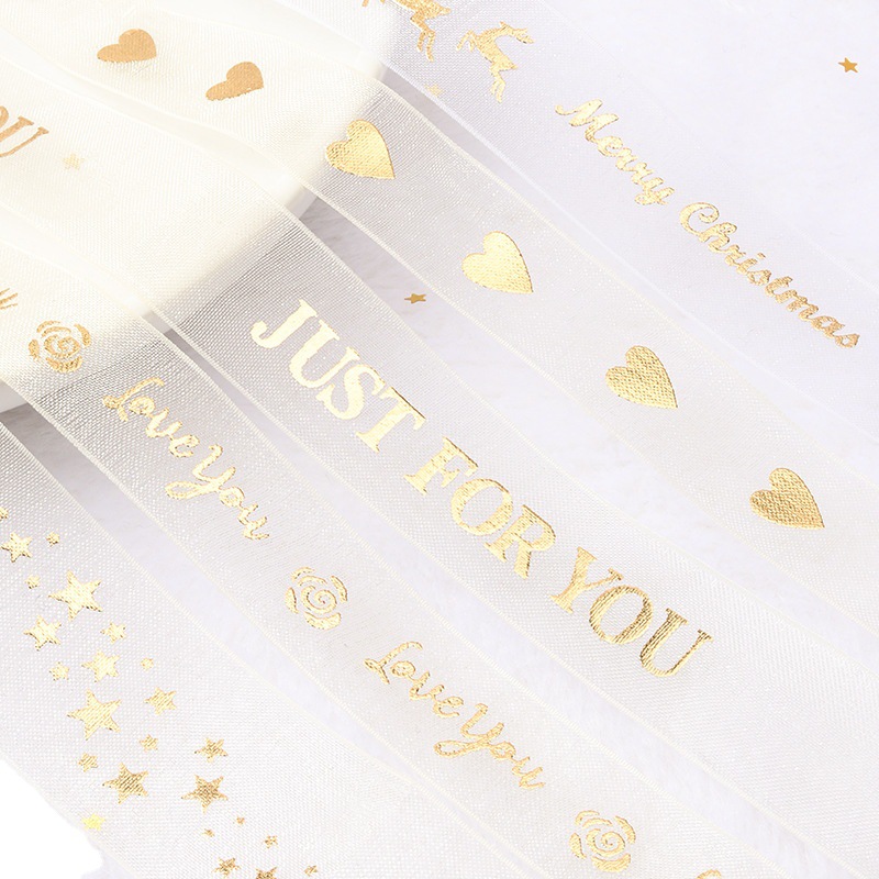 Ribbons  Birthday Gift Ribbon Christmas Decoration Braid Organza Tape Wedding Wedding Invitation Flowers Bow Ribbon