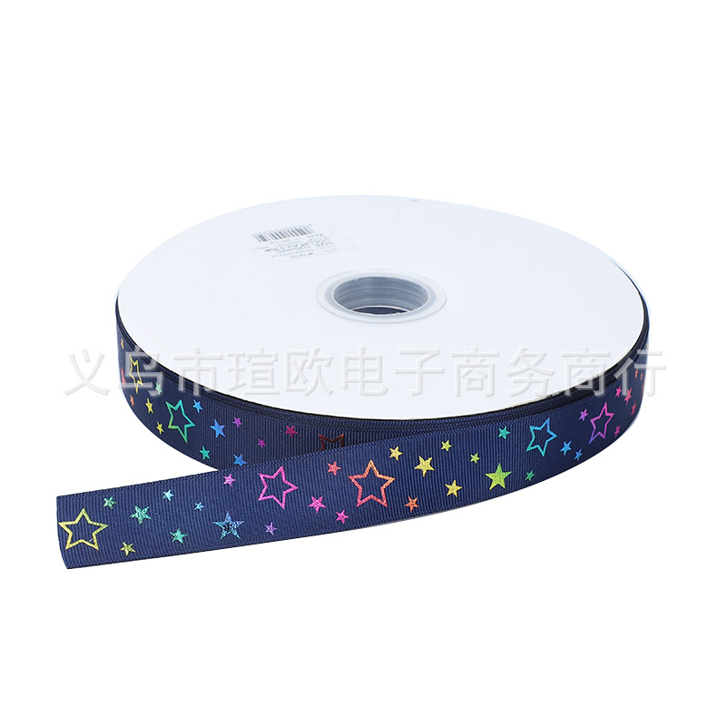 Ribbons Dream Starry Sky Stationery Shop Gift Present Bandage Ribbon Polypropylene Fiber Hair Ornaments Ribbon
