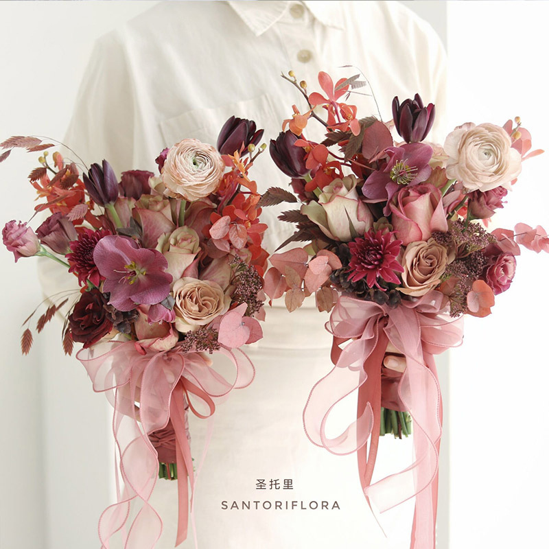 Ribbons Ribbon Flower Packaging Yarn Strip Bouquet Gift Packaging Ribbon Piping Spray Hand Gift Packing Ribbon