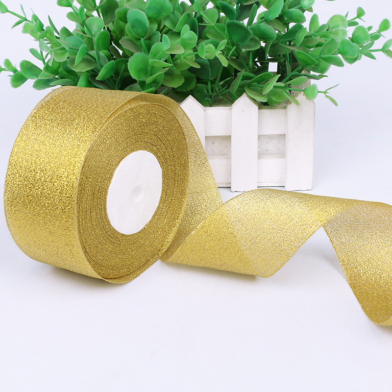 0.3-5cm Wide Glitter Ribbon 2cm Silver Onion Ribbon Baking Cake Box Packing Ribbons