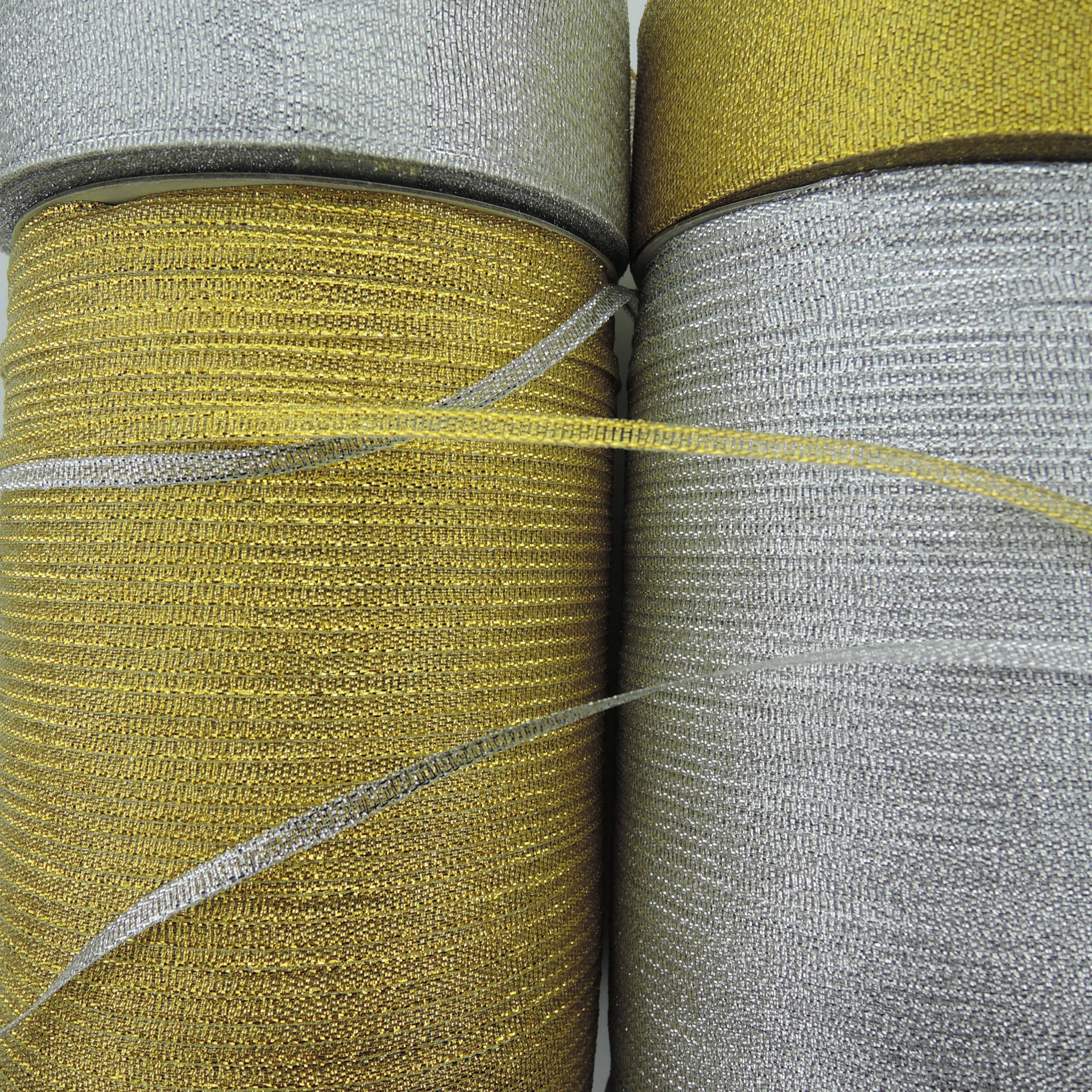 0.3-5cm Wide Glitter Ribbon 2cm Silver Onion Ribbon Baking Cake Box Packing Ribbons