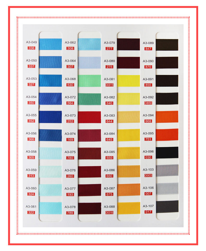 Ribbons Factory Made Clothing 1cm Ribbed Band Gift Packaging Polyster Ribbon 2cm