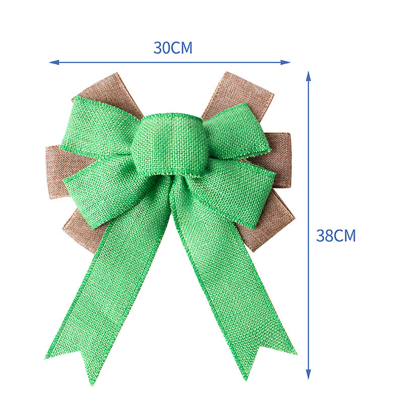 Factory Direct Sales Simi Silk Ribbon Artificial Linen Plaid Ribbon Handmade Ribbons